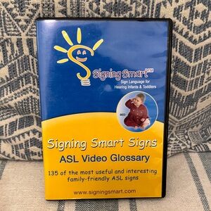🏖️2/$5🏖️Signing Smart Signs ASL Video Glossary DVD